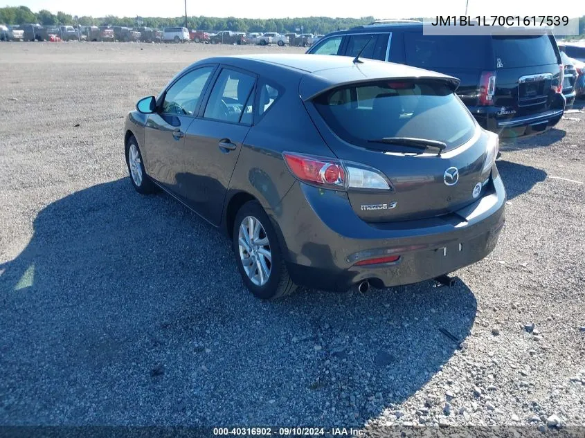 2012 Mazda Mazda3 I Touring VIN: JM1BL1L70C1617539 Lot: 40316902