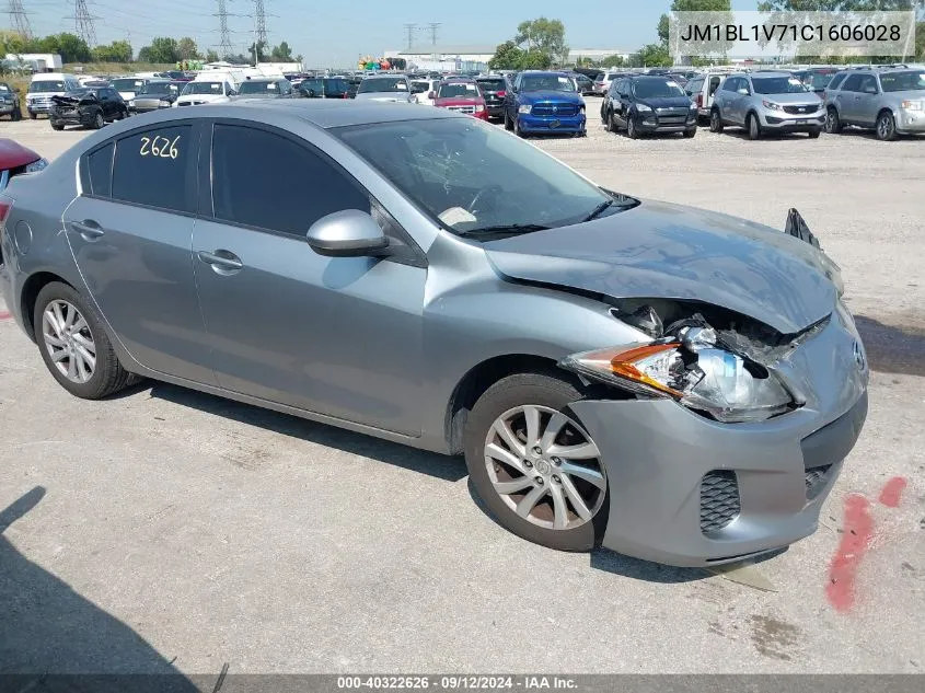 2012 Mazda 3 I VIN: JM1BL1V71C1606028 Lot: 40322626