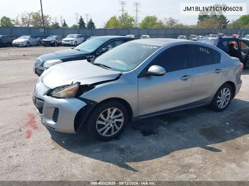 2012 Mazda 3 I VIN: JM1BL1V71C1606028 Lot: 40322626