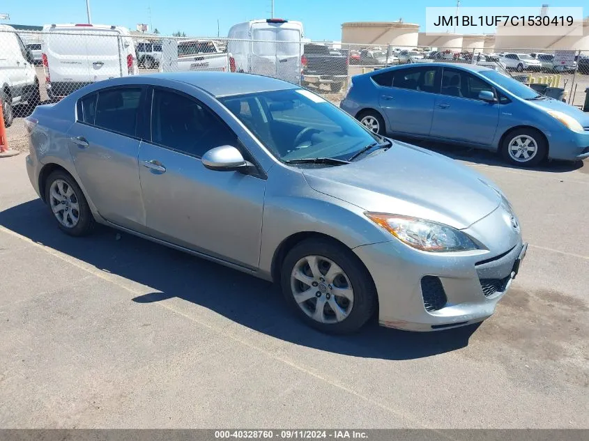 2012 Mazda Mazda3 I Sport VIN: JM1BL1UF7C1530419 Lot: 40328760