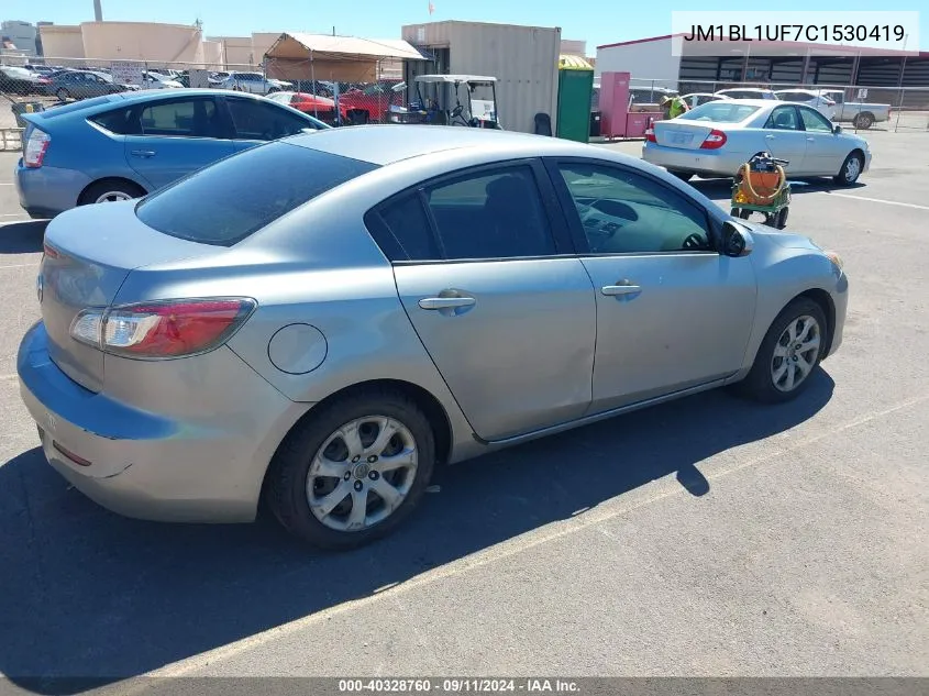 2012 Mazda Mazda3 I Sport VIN: JM1BL1UF7C1530419 Lot: 40328760