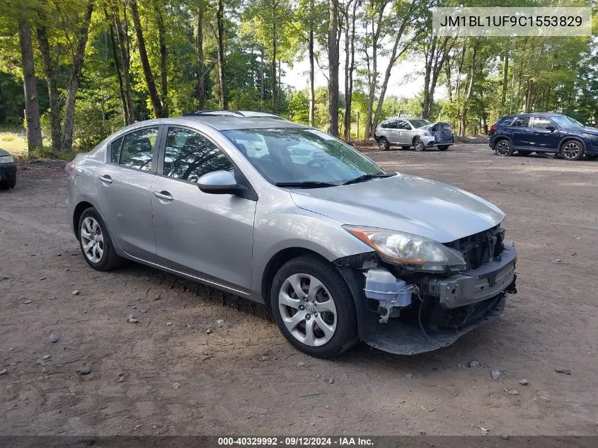 2012 Mazda Mazda3 I VIN: JM1BL1UF9C1553829 Lot: 40329992