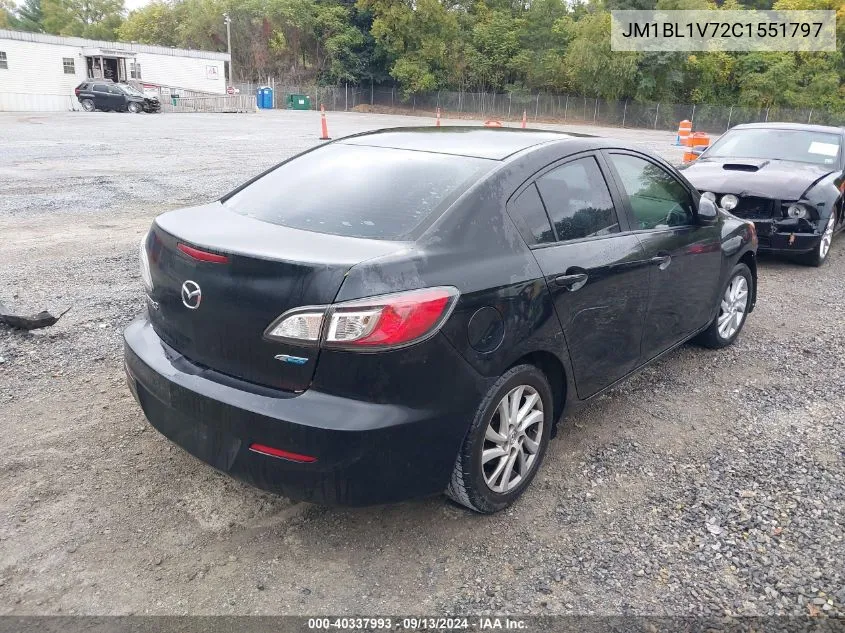 2012 Mazda Mazda3 I Touring VIN: JM1BL1V72C1551797 Lot: 40337993