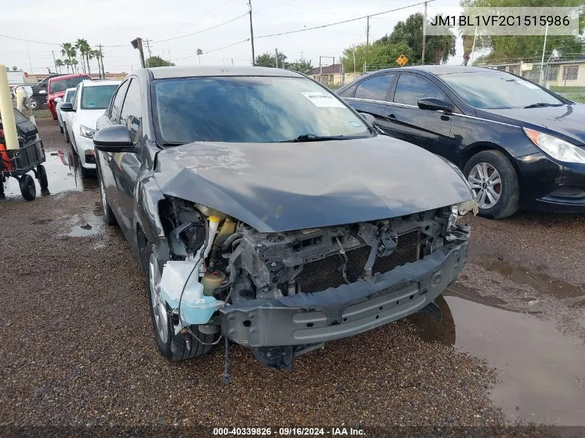 JM1BL1VF2C1515986 2012 Mazda 3 I