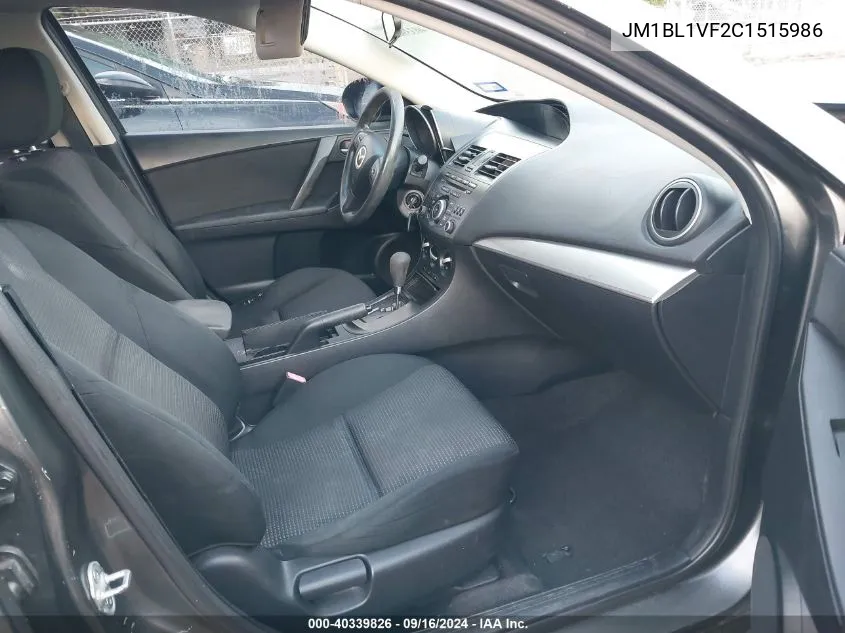 JM1BL1VF2C1515986 2012 Mazda 3 I