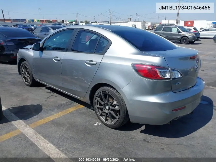 2012 Mazda Mazda3 I Touring VIN: JM1BL1V84C1646466 Lot: 40340029