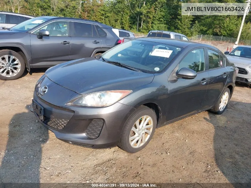 2012 Mazda Mazda3 I Touring VIN: JM1BL1V80C1663426 Lot: 40341391