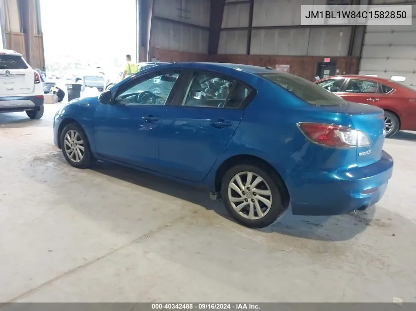 2012 Mazda Mazda3 I Grand Touring VIN: JM1BL1W84C1582850 Lot: 40342488