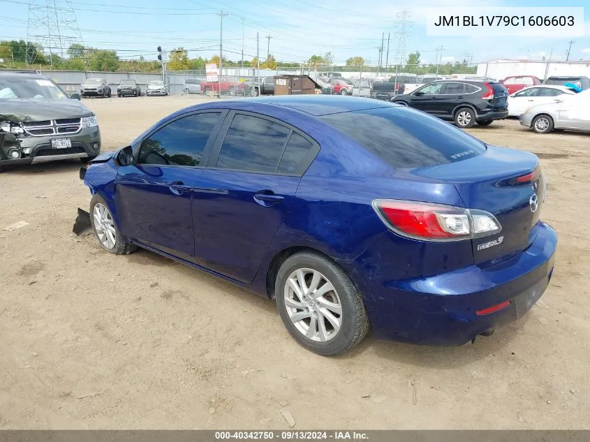 2012 Mazda 3 I VIN: JM1BL1V79C1606603 Lot: 40342750