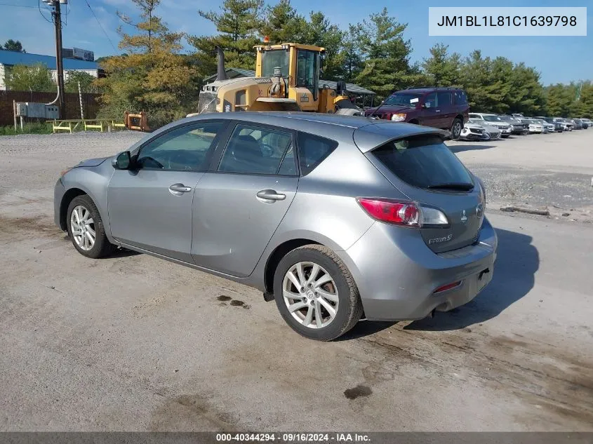 2012 Mazda 3 I VIN: JM1BL1L81C1639798 Lot: 40344294