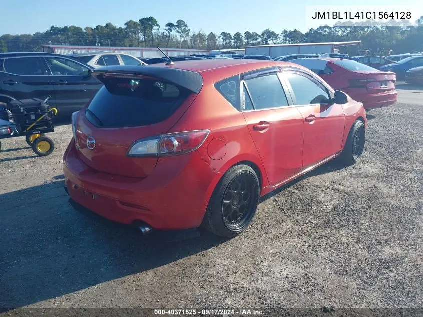 2012 Mazda Speed 3 VIN: JM1BL1L41C1564128 Lot: 40371525