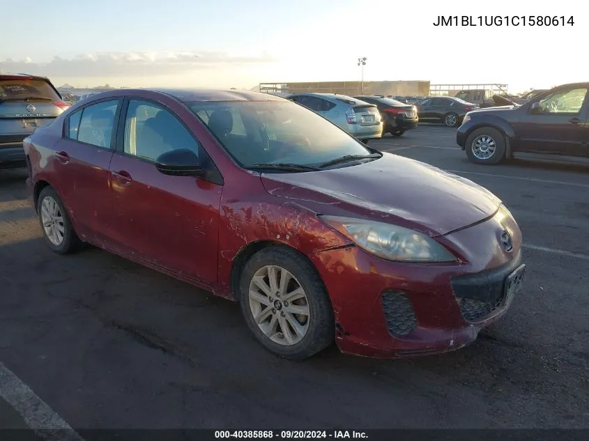 2012 Mazda Mazda3 I Sport VIN: JM1BL1UG1C1580614 Lot: 40385868