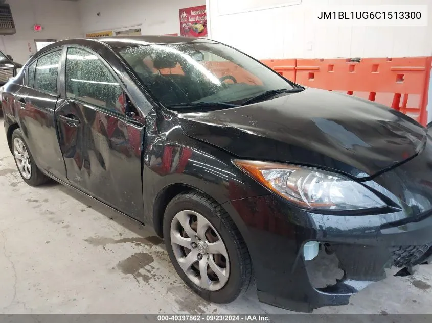 2012 Mazda 3 I VIN: JM1BL1UG6C1513300 Lot: 40397862