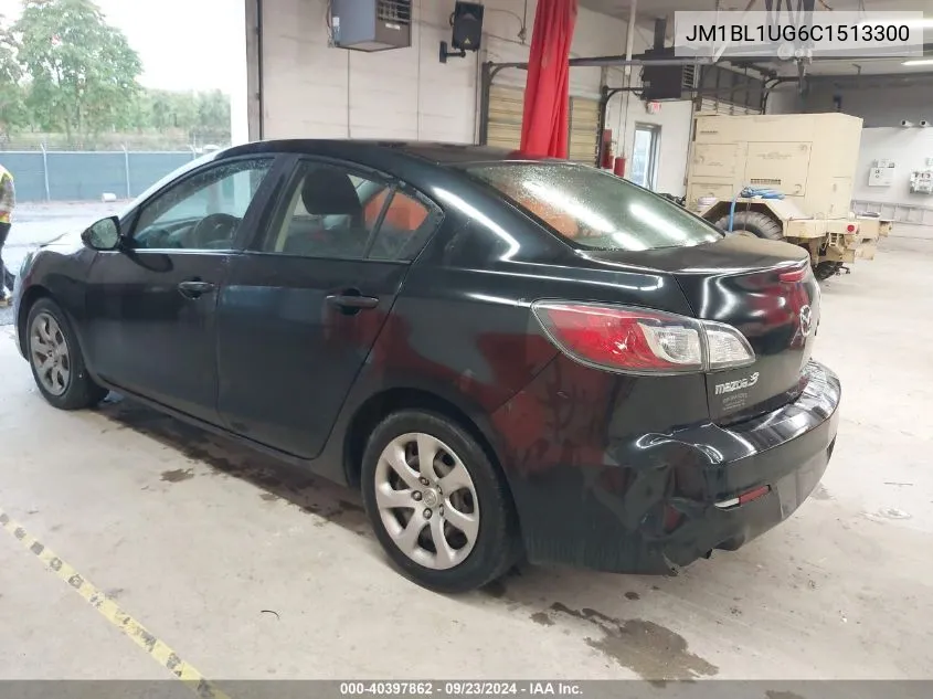 2012 Mazda 3 I VIN: JM1BL1UG6C1513300 Lot: 40397862