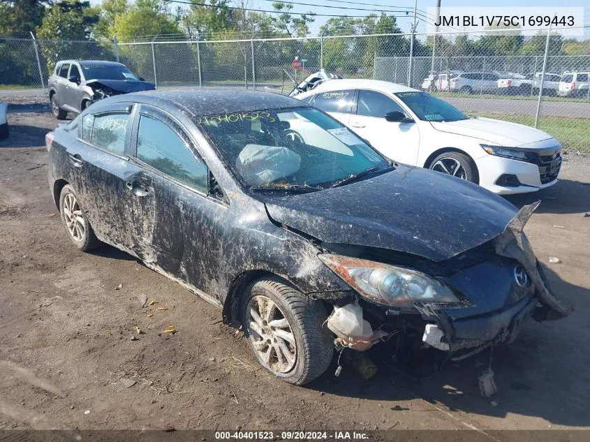 2012 Mazda Mazda3 I Touring VIN: JM1BL1V75C1699443 Lot: 40401523