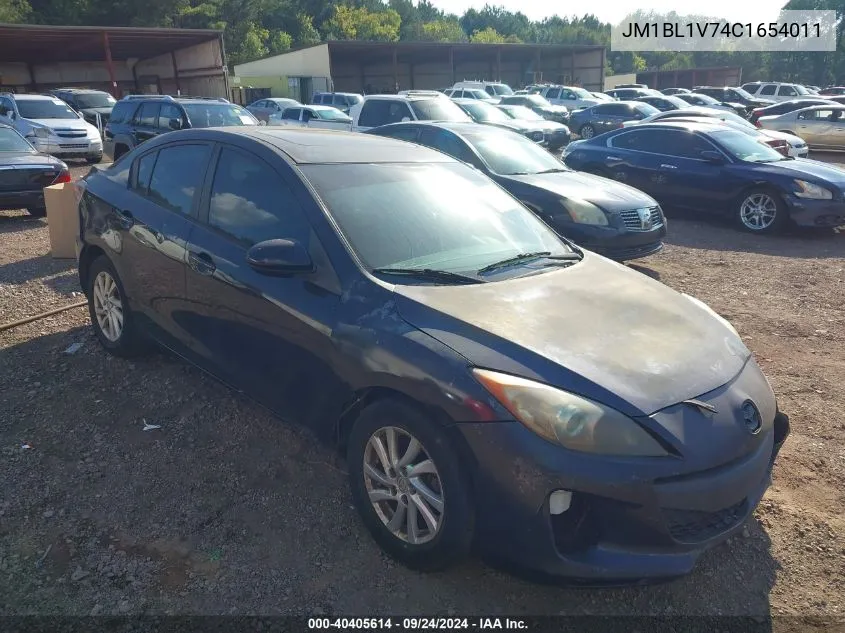 2012 Mazda 3 I VIN: JM1BL1V74C1654011 Lot: 40405614