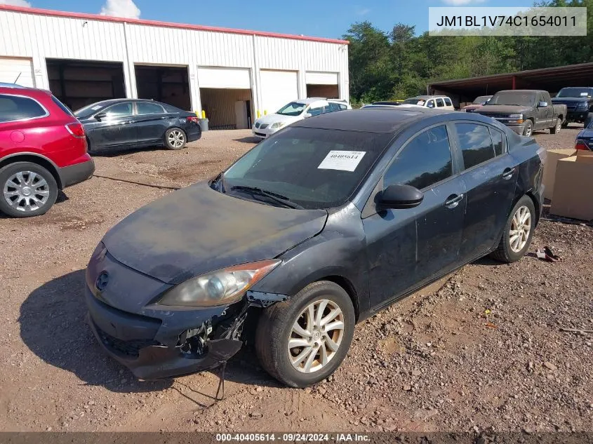 2012 Mazda 3 I VIN: JM1BL1V74C1654011 Lot: 40405614