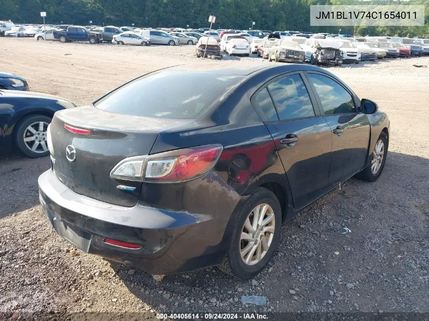 JM1BL1V74C1654011 2012 Mazda 3 I