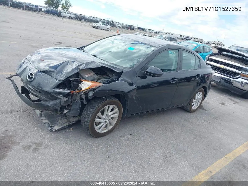 2012 Mazda 3 I VIN: JM1BL1V71C1527359 Lot: 40413535