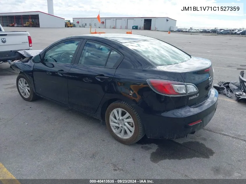 2012 Mazda 3 I VIN: JM1BL1V71C1527359 Lot: 40413535