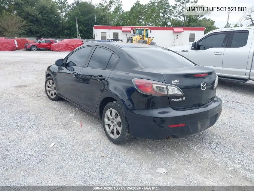 JM1BL1UF5C1521881 2012 Mazda Mazda3 I