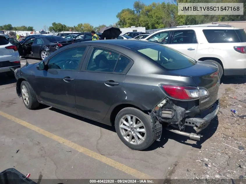 2012 Mazda Mazda3 I VIN: JM1BL1V85C1547168 Lot: 40422820