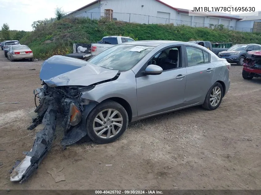 2012 Mazda Mazda3 I Grand Touring VIN: JM1BL1W78C1695630 Lot: 40425702