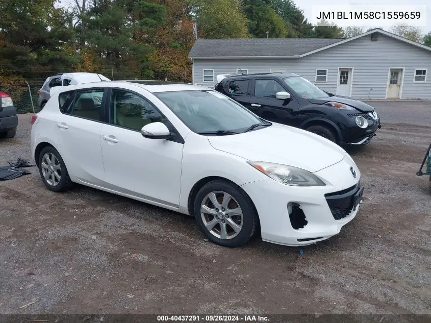 2012 Mazda Mazda3 S Grand Touring VIN: JM1BL1M58C1559659 Lot: 40437291