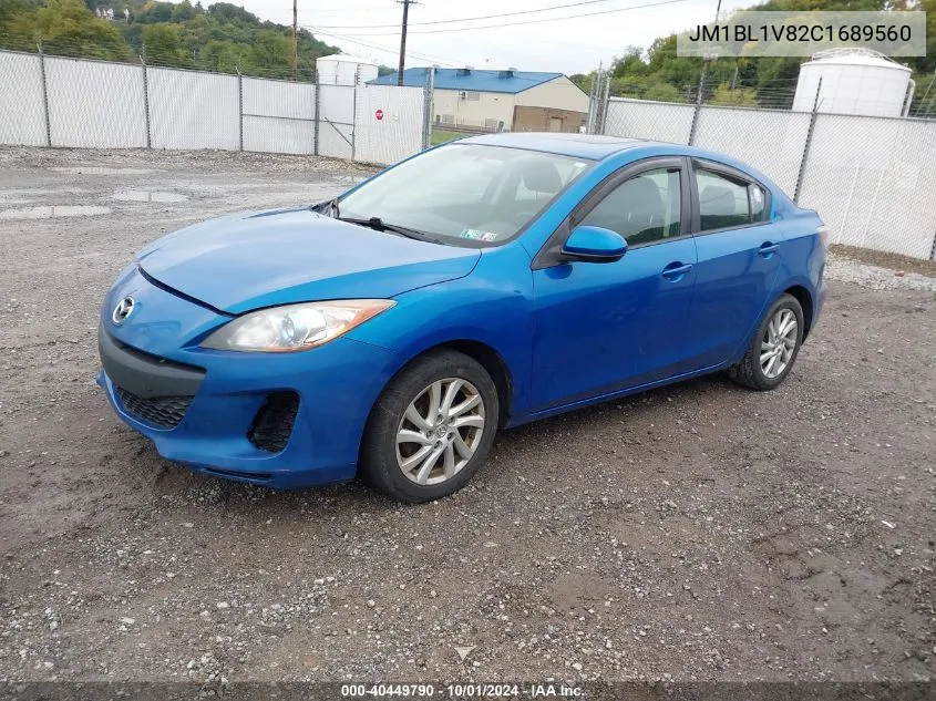 2012 Mazda Mazda3 I Touring VIN: JM1BL1V82C1689560 Lot: 40449790