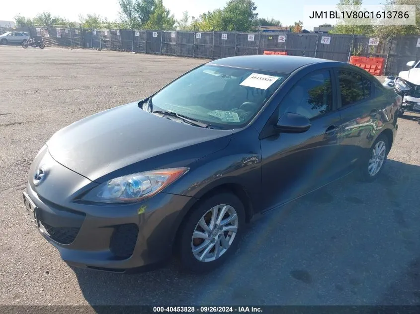 2012 Mazda Mazda3 I Touring VIN: JM1BL1V80C1613786 Lot: 40453828