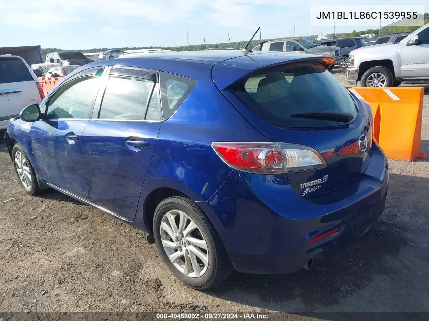 2012 Mazda Mazda3 I Touring VIN: JM1BL1L86C1539955 Lot: 40458092