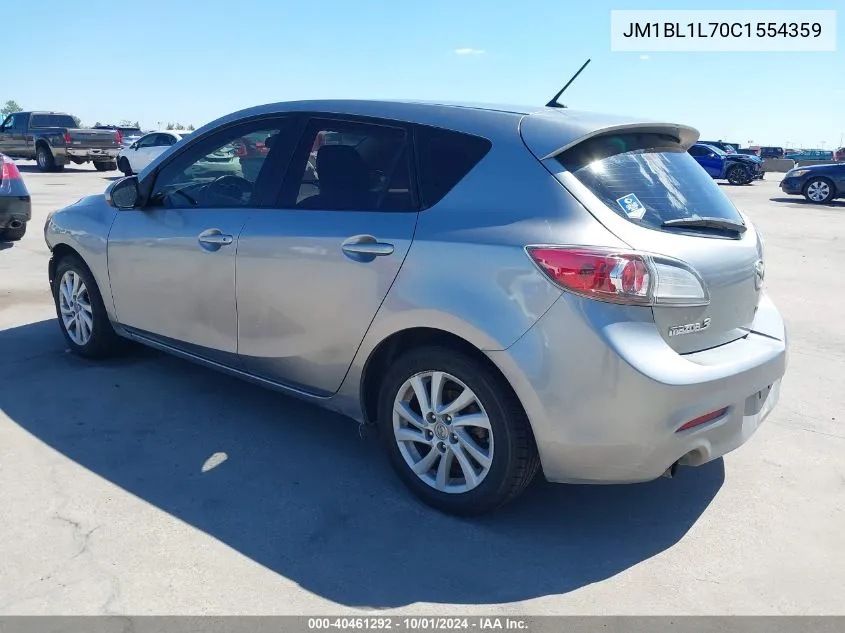 2012 Mazda Mazda3 I Touring VIN: JM1BL1L70C1554359 Lot: 40461292