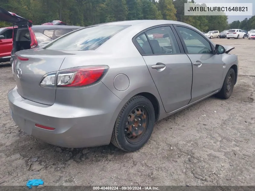 JM1BL1UF8C1648821 2012 Mazda Mazda3 I Sport