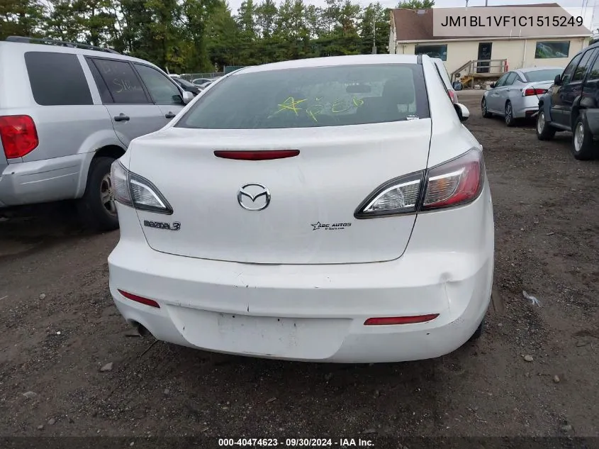 2012 Mazda Mazda3 I Touring VIN: JM1BL1VF1C1515249 Lot: 40474623