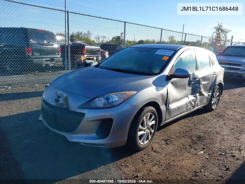 2012 Mazda Mazda3 I Touring VIN: JM1BL1L71C1686448 Lot: 40487095