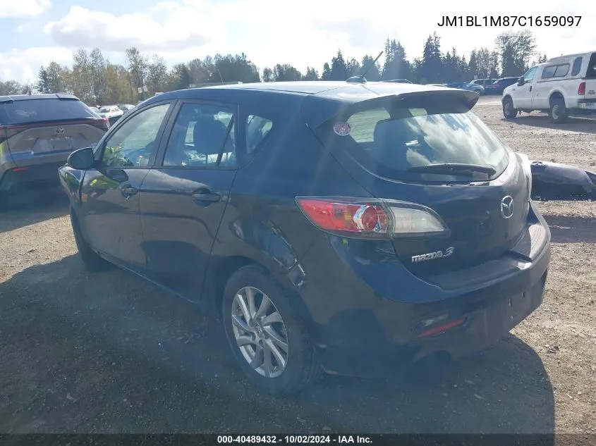 2012 Mazda Mazda3 I Grand Touring VIN: JM1BL1M87C1659097 Lot: 40489432