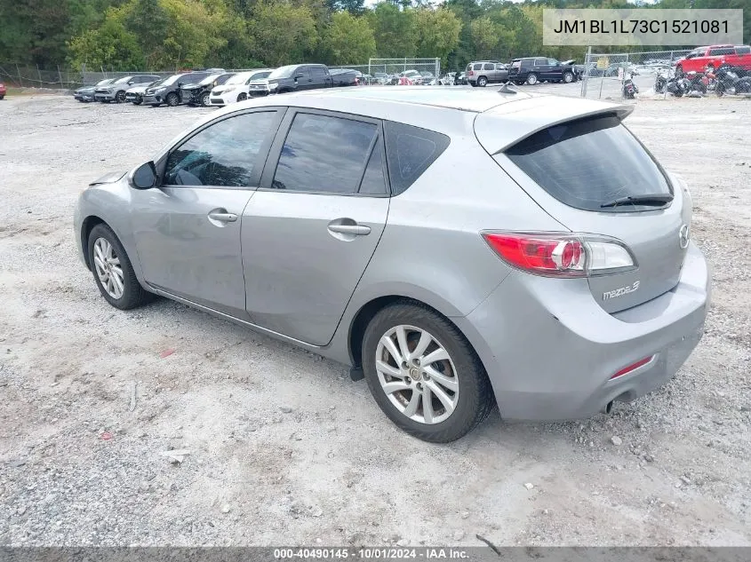 2012 Mazda Mazda3 I Touring VIN: JM1BL1L73C1521081 Lot: 40490145