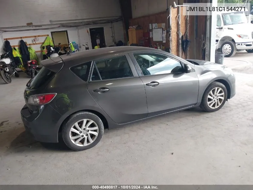 JM1BL1L81C1544271 2012 Mazda Mazda3 I Touring