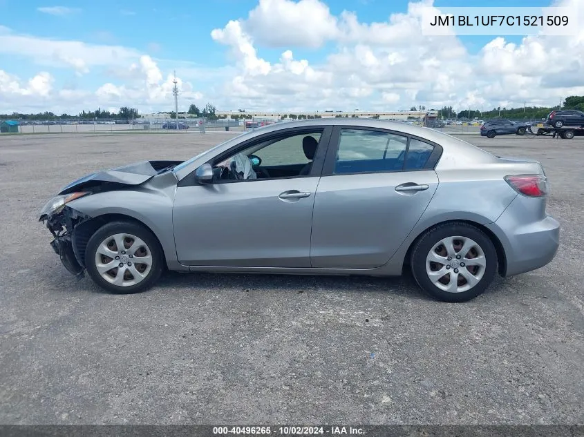 2012 Mazda Mazda3 I Sport VIN: JM1BL1UF7C1521509 Lot: 40496265