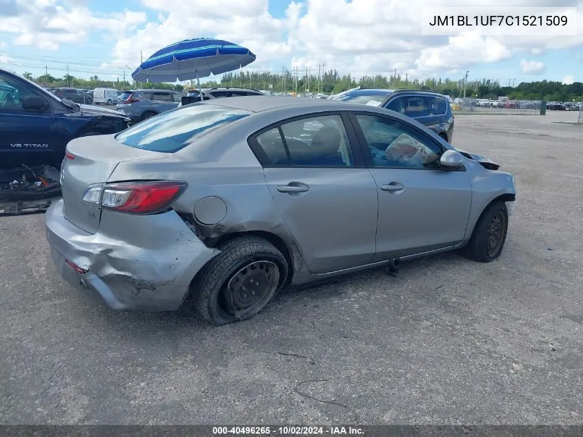 2012 Mazda Mazda3 I Sport VIN: JM1BL1UF7C1521509 Lot: 40496265