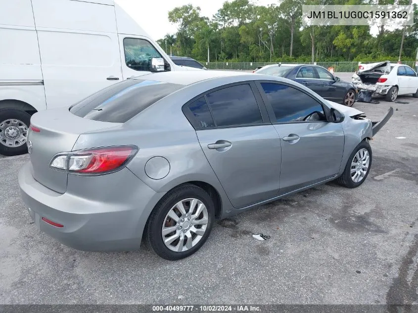 2012 Mazda Mazda3 I Sport VIN: JM1BL1UG0C1591362 Lot: 40499777