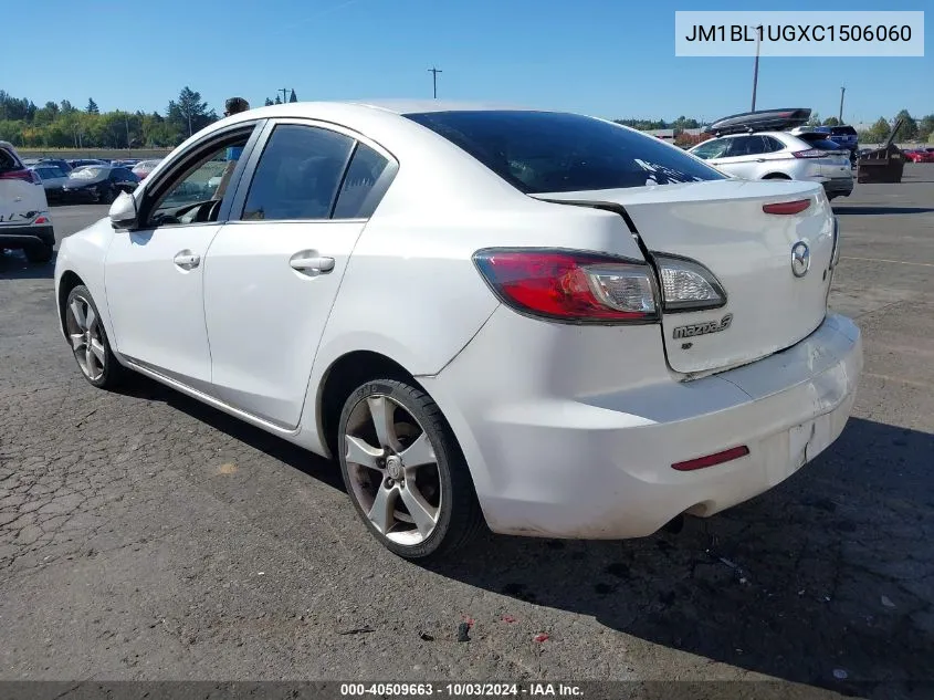 2012 Mazda Mazda3 I Sport VIN: JM1BL1UGXC1506060 Lot: 40509663