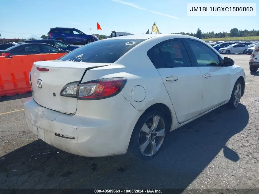 2012 Mazda Mazda3 I Sport VIN: JM1BL1UGXC1506060 Lot: 40509663