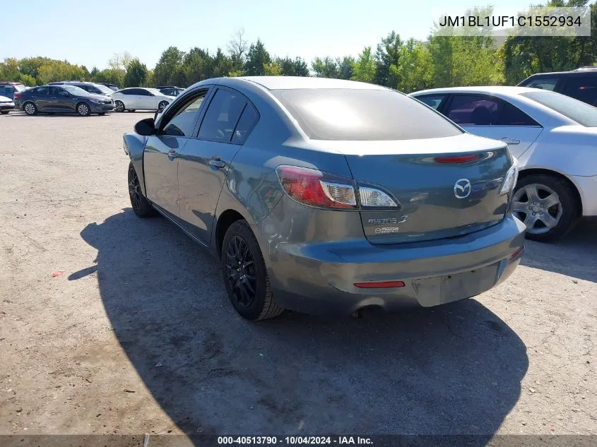 JM1BL1UF1C1552934 2012 Mazda Mazda3 I Sport