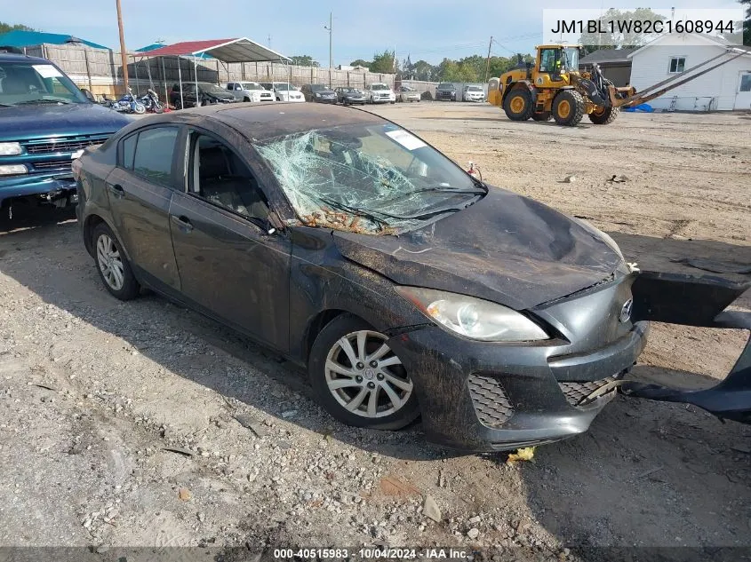 2012 Mazda Mazda3 I Grand Touring VIN: JM1BL1W82C1608944 Lot: 40515983