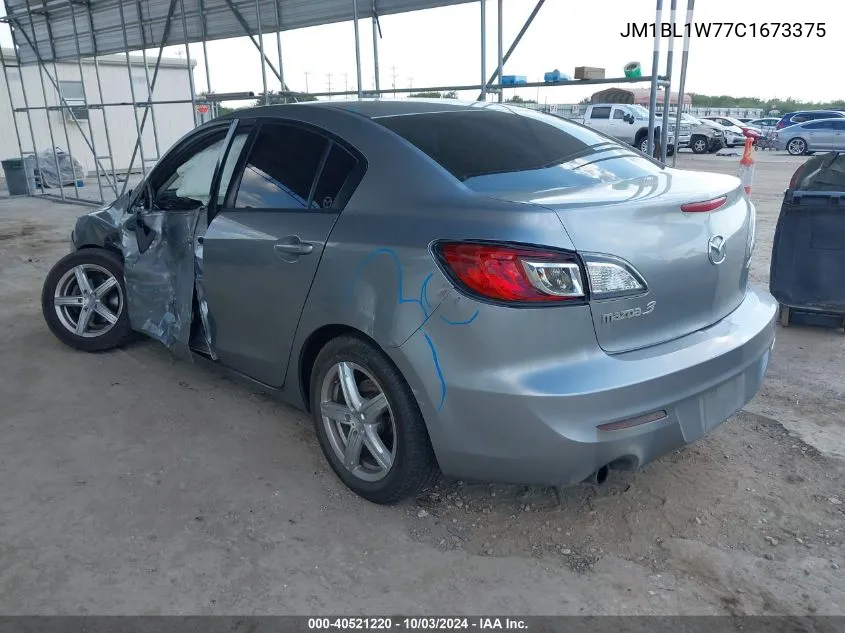 2012 Mazda Mazda3 I Grand Touring VIN: JM1BL1W77C1673375 Lot: 40521220