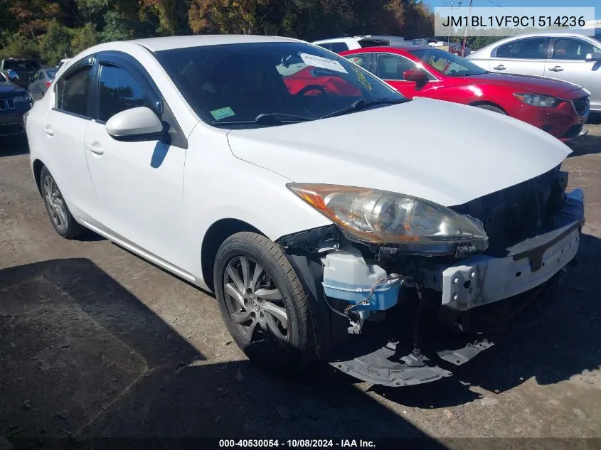 2012 Mazda Mazda3 I Touring VIN: JM1BL1VF9C1514236 Lot: 40530054