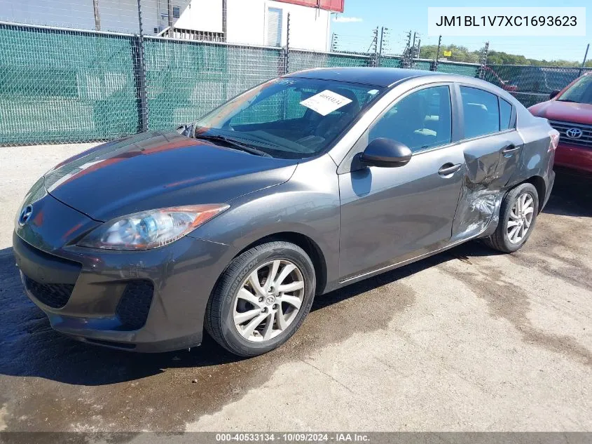 2012 Mazda Mazda3 I Touring VIN: JM1BL1V7XC1693623 Lot: 40533134