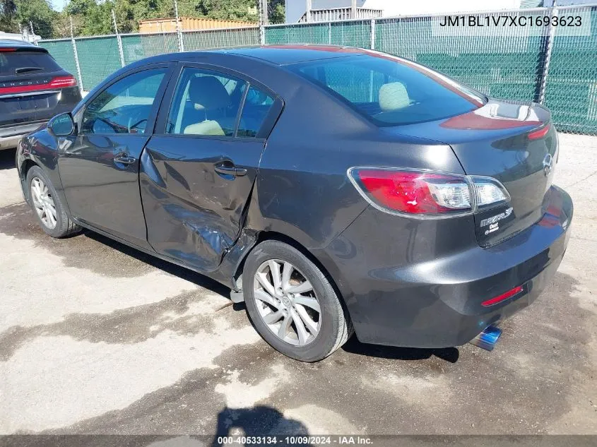 2012 Mazda Mazda3 I Touring VIN: JM1BL1V7XC1693623 Lot: 40533134