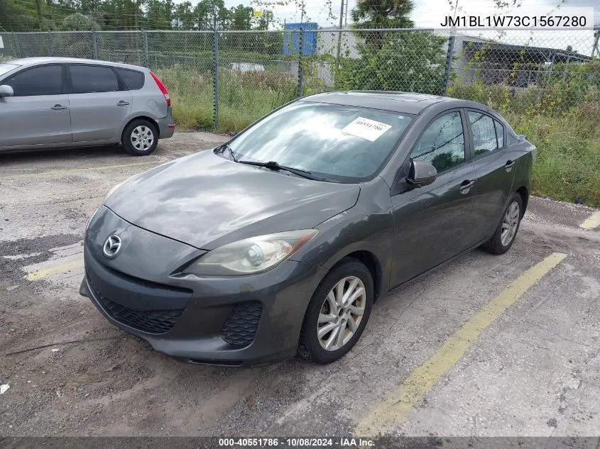 2012 Mazda Mazda3 I Grand Touring VIN: JM1BL1W73C1567280 Lot: 40551786